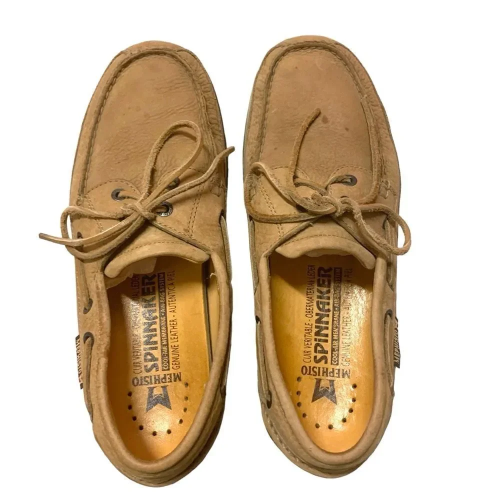 Mephisto Spinnaker Leather Boat Shoes